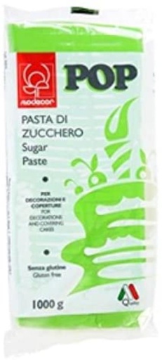 [70406998] 25474 PATE A SUCRE EN 1KG MODECOR POP VERT