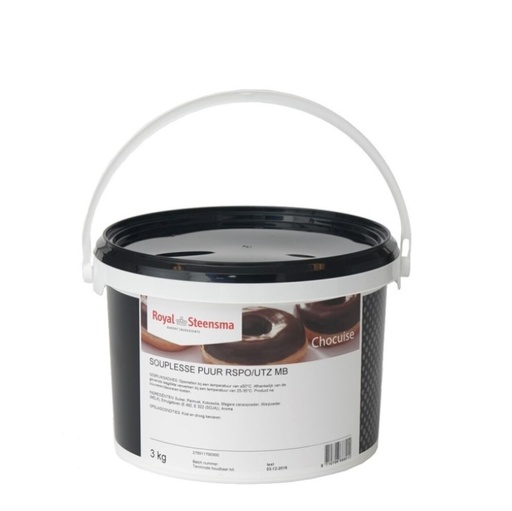 [07031300] SOUPLESSE GLACAGE CHOCOLAT NOIR RSPO 3KG