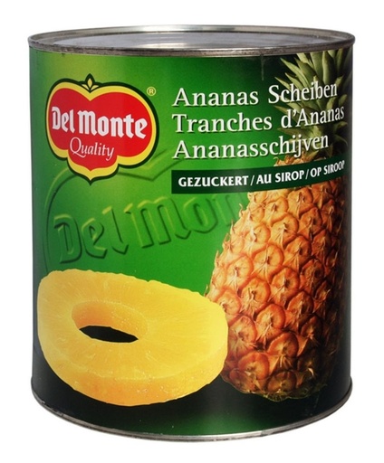 [00000366] ANANAS TRANCHES 60/70 DELMONTE 3KG