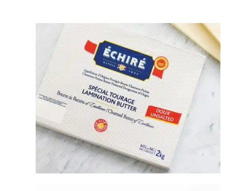 [00000567] BEURRE DOUX ÉCHIRÉ CHARENTES AOP EN PLAQUE   5 X 2 KG