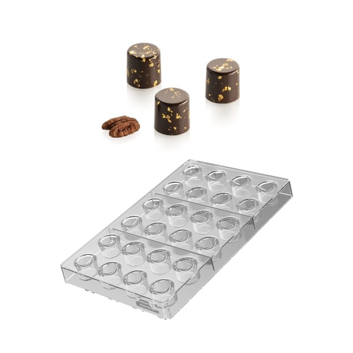 [00000622] SILIKOMART PRALINE MOLD TRITAN CH046 CILINDRO 01 P N.24 Ø2,2CM H2,2CM