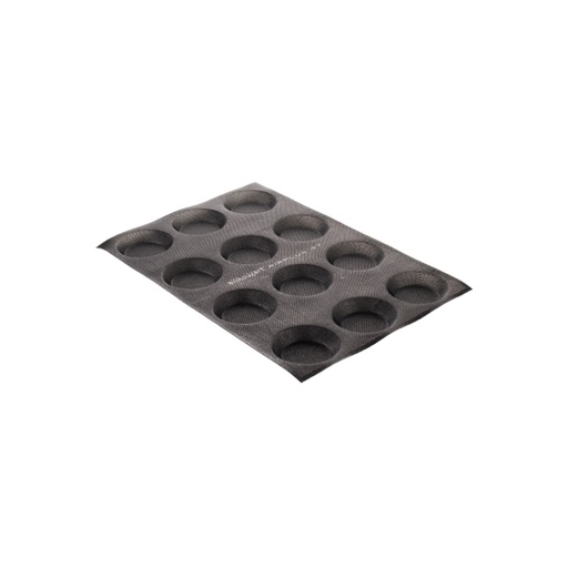 [00000642] SILIKOMART SILICONE MOLD 60/40 AIR PLUS 37 ROUND N.12 Ø11CM H2CM