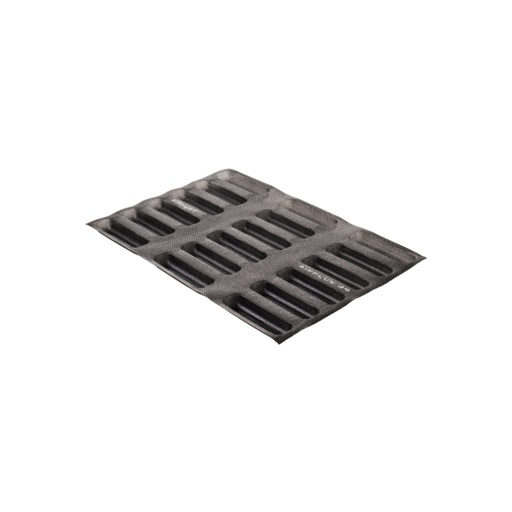 [00000644] SILIKOMART SILICONE MOLD 60/40 AIR PLUS 39 MIDI PLUMCAKE N.18 15,5X4,1CM H2,5CM