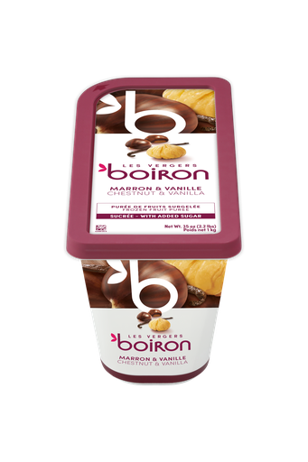 [02100083] ❄️BOIRON 685 PUREE MARRON VANILLE GOURMANDE 1KG