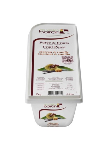 [02100083] BOIRON 685 PUREE MARRON VANILLE GOURMANDE 1KG