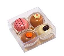 [41700025] ETUI CELLO CARRE AVEC CARTON OR 80X80X30MM