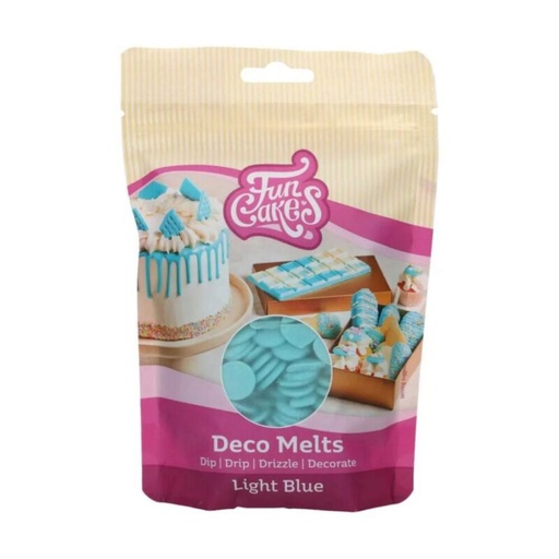 [70407282] FUNCAKES DECO MELTS BLEU CIEL 250GR