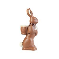 [60251092] MOULE À CHOCOLAT LIEVRES + DOS PANIER 190MM HB116B1X2 -- 187X84XH60MM