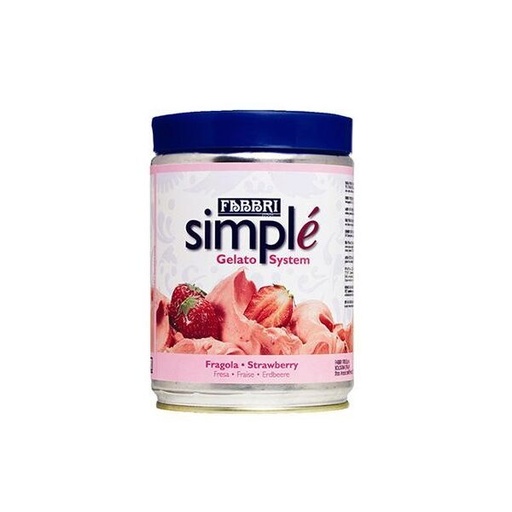 [07062124] FABBRI SIMPLE AARDBEI 1.5KG