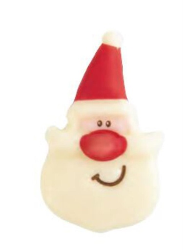 [08030848] 2015086 PETITE TÊTE DE PÈRE NOËL 3 X 5 CM 120PCES