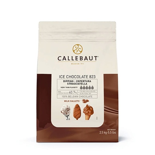 [08100156] CALLEBAUT ICE-45-MNV-552 MELK CALLETS 40%  KARTON VAN 4X2.5KG = KG